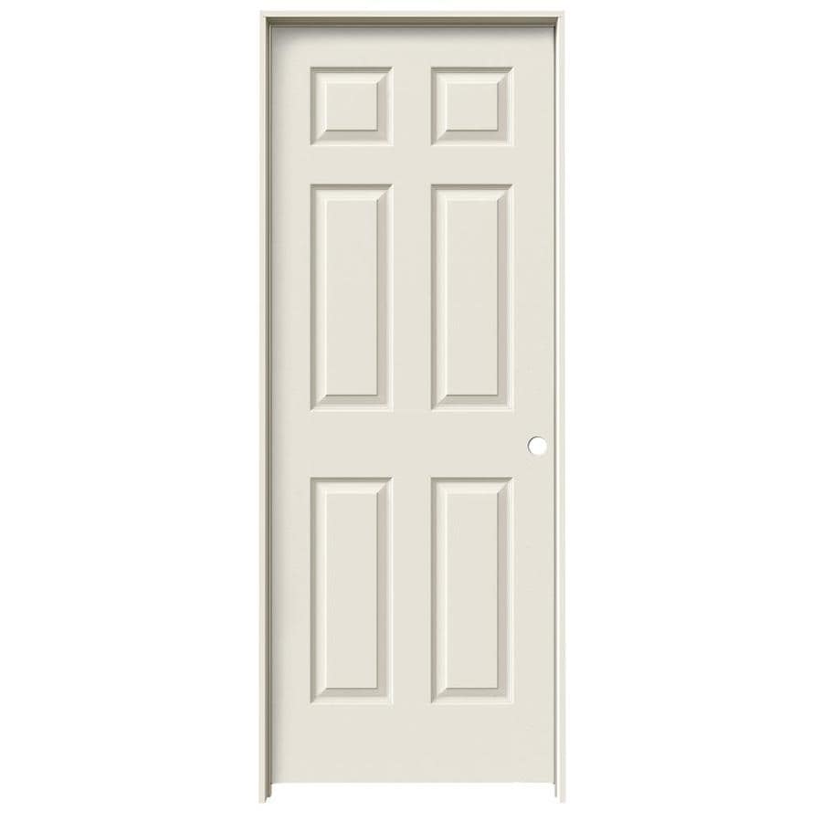 Jeld Wen Colonist Primed 6 Panel Hollow Core Molded Composite
