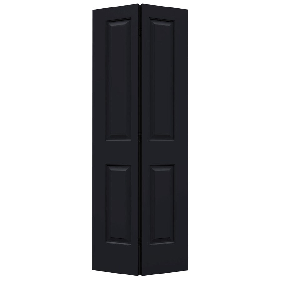 JELDWEN Cambridge Midnight 2Panel Square Molded Composite Bifold Door