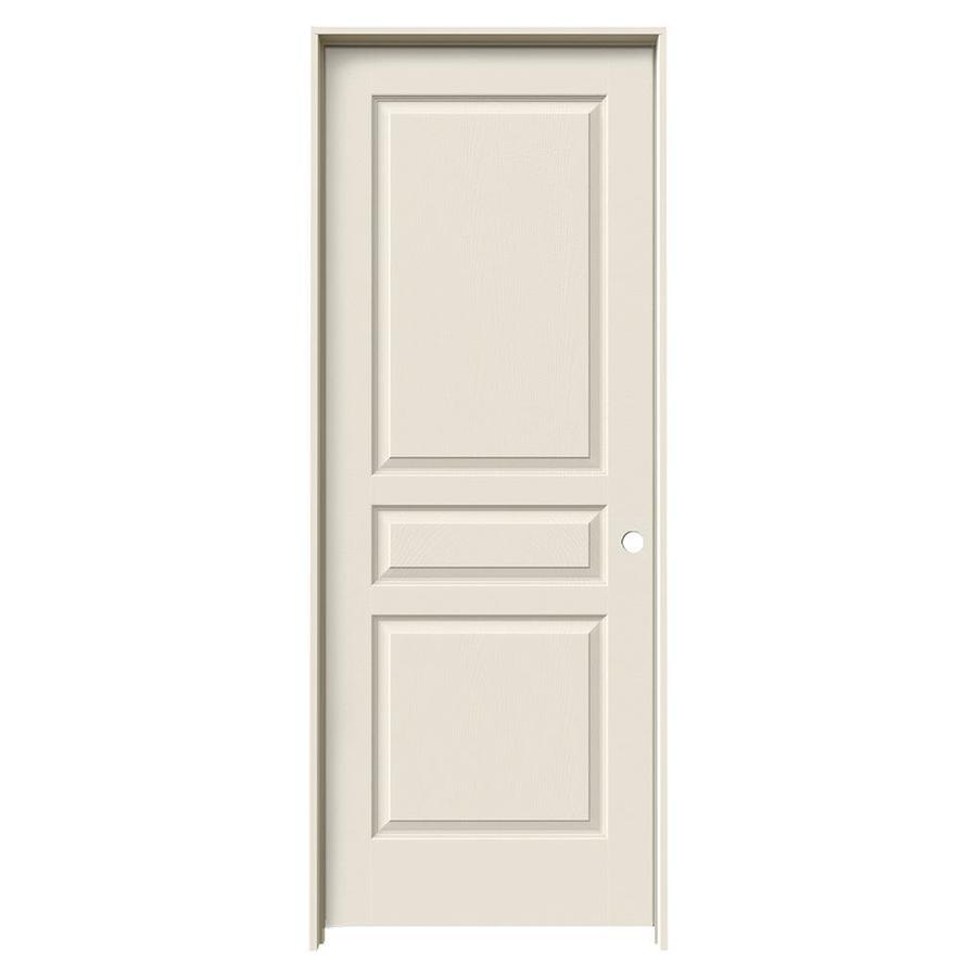 Jeld Wen Avalon Primed 3 Panel Square Hollow Core Molded Composite