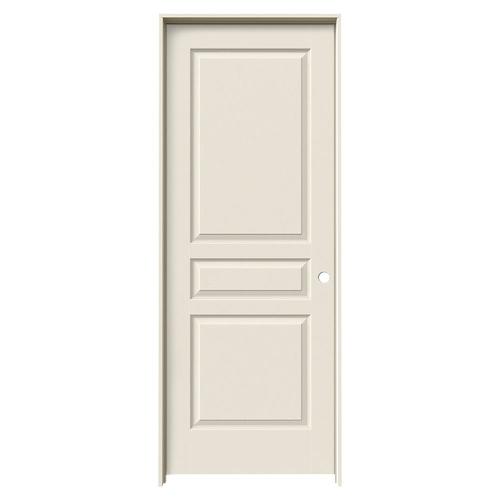 Jeld Wen Avalon Primed 3 Panel Square Hollow Core Molded Composite
