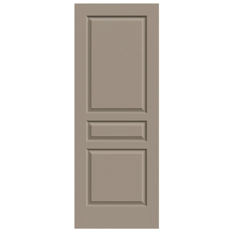 Jeld Wen Avalon Sand Piper 3 Panel Square Solid Core Molded