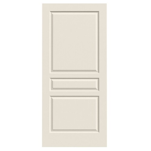 JELDWEN Avalon Primed 3Panel Square Solid Core Molded Composite Slab