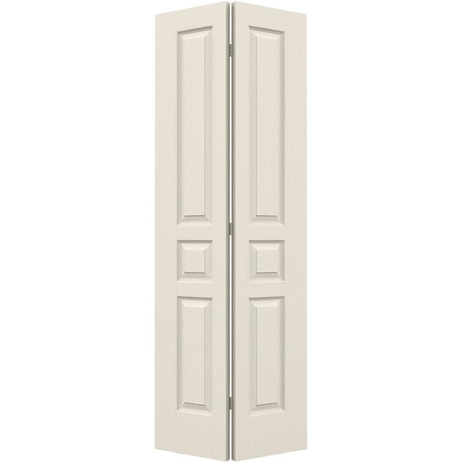 JELDWEN Avalon Primed 3Panel Square Molded Composite Bifold Door