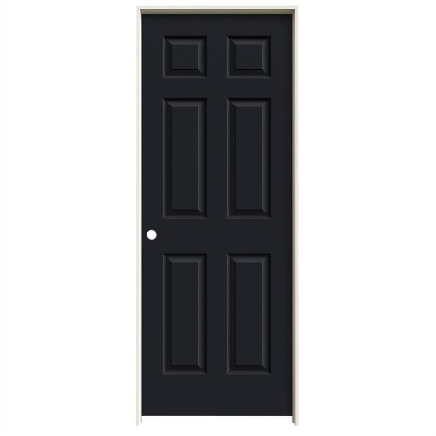 Jeld Wen Colonist Midnight 6 Panel Solid Core Molded Composite Pre