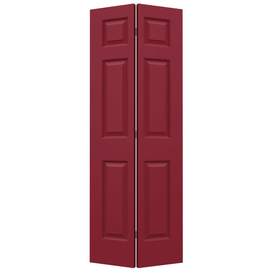 Shop Jeld Wen Colonist Barn Red Hollow Core Molded Composite