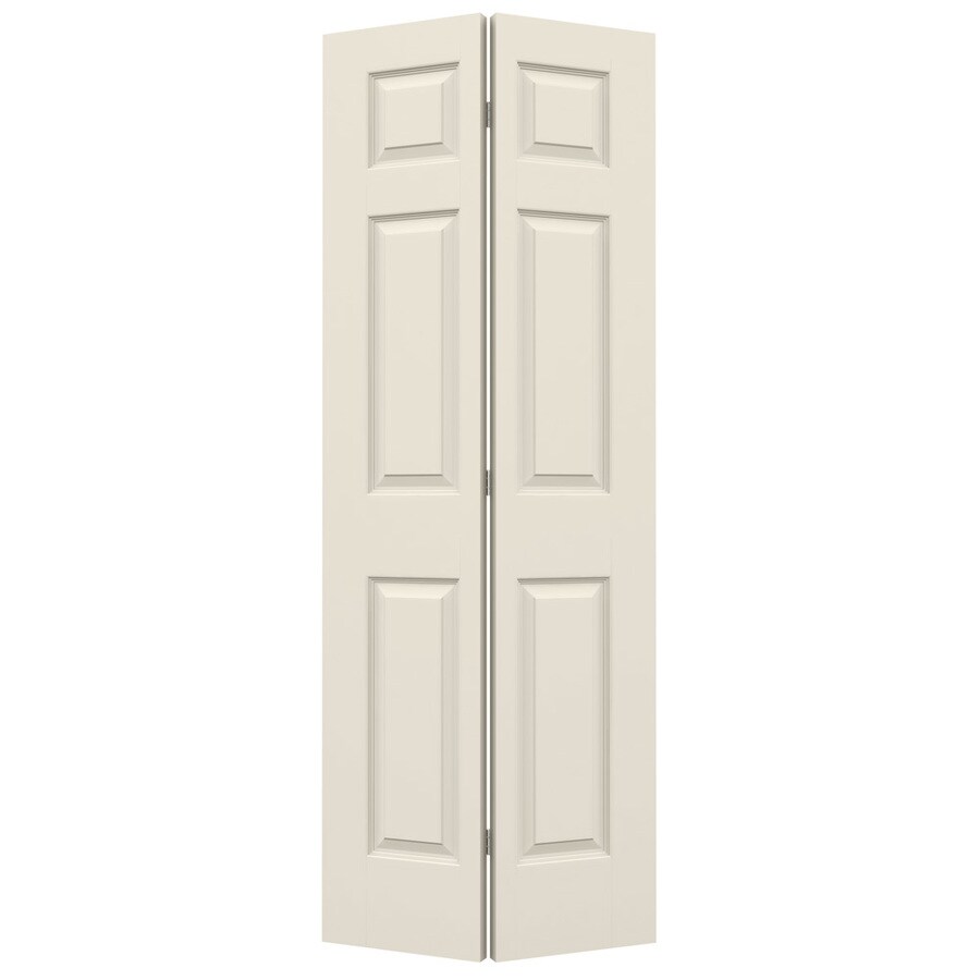 Jeld Wen Colonist Primed 6 Panel Molded Composite Bifold Door