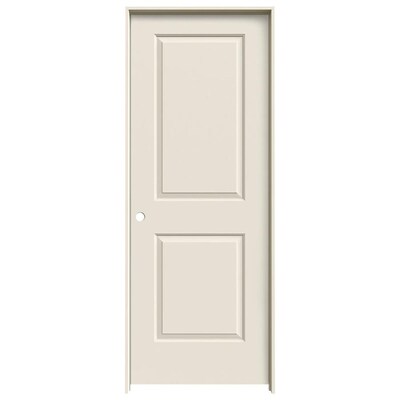 Cambridge Primed 2 Panel Square Solid Core Molded Composite Pre Hung Door Common 24 In X 80 In Actual 25 5625 In X 81 6875 In