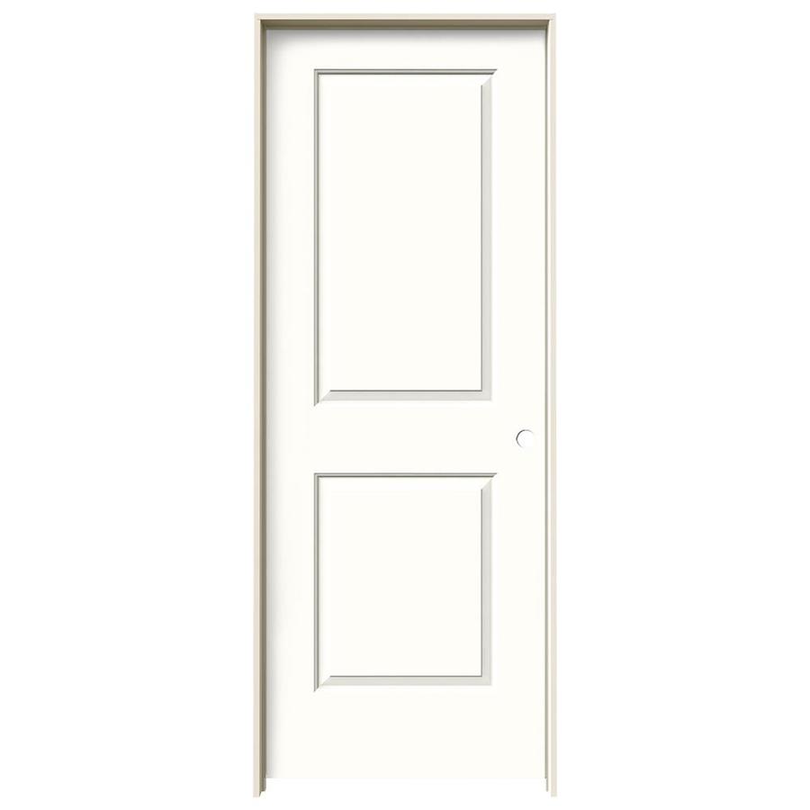 JELDWEN Cambridge Snow Storm 2Panel Square Hollow Core Molded