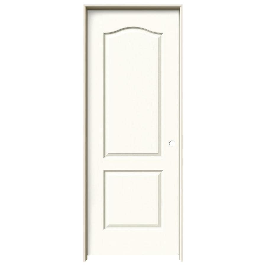 Jeld Wen Camden White 2 Panel Arch Top Hollow Core Molded
