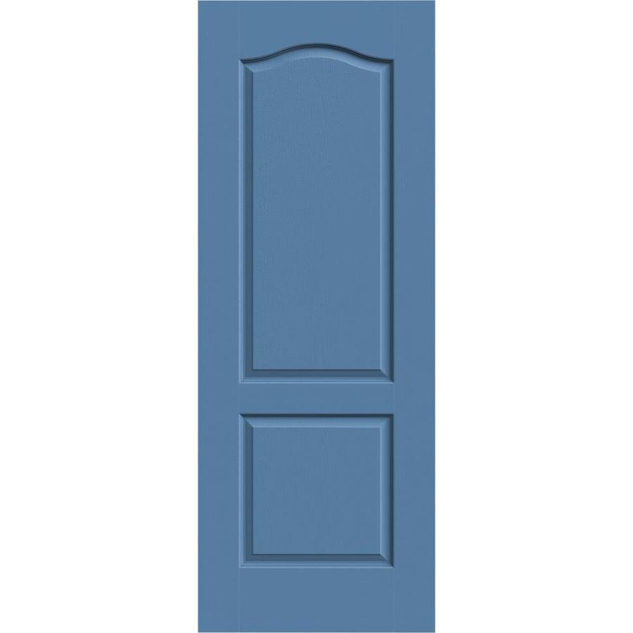 Jeld Wen Camden Blue Heron 2 Panel Arch Top Solid Core Molded