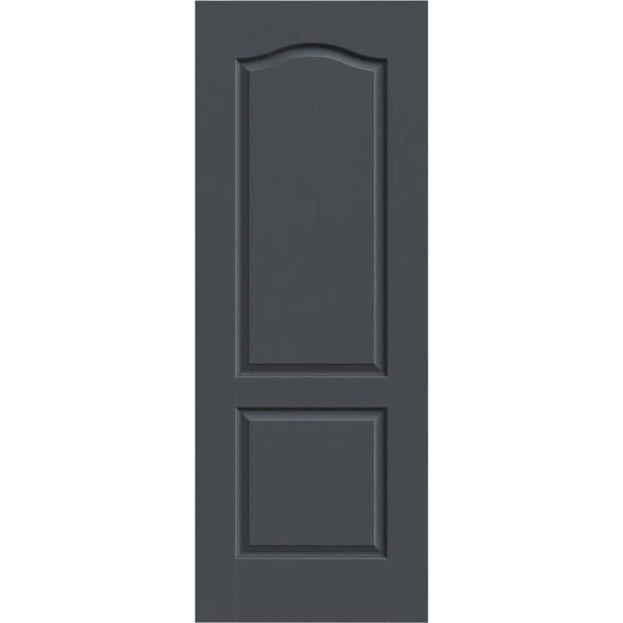 JELDWEN Camden Slate 2Panel Arch Top Hollow Core Molded Composite Slab Door 30in x