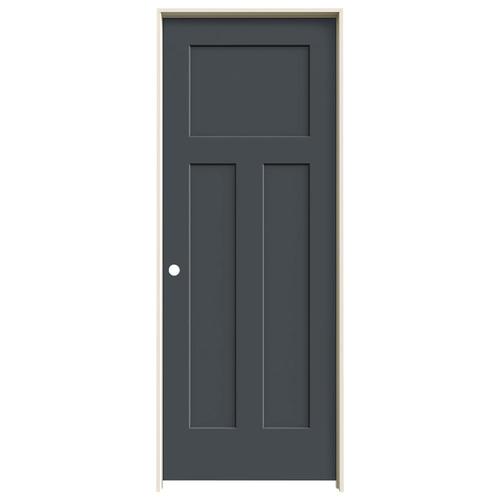 Jeld Wen Craftsman 3 Panel Slate 3 Panel Craftsman Solid Core