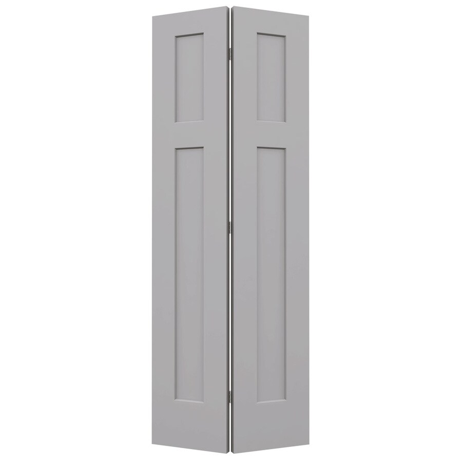 JELDWEN Driftwood 3Panel Craftsman Molded Composite Bifold Door