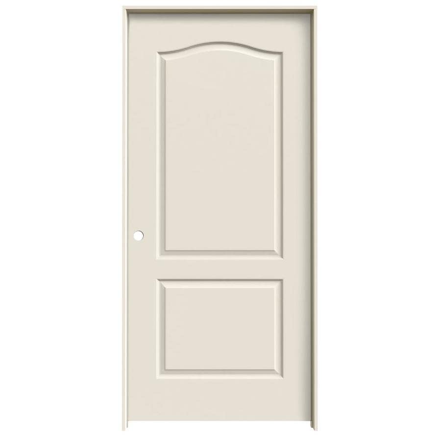 Jeld Wen Princeton Primed 2 Panel Arch Top Solid Core Molded