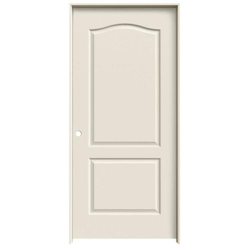 Jeld Wen Princeton Primed 2 Panel Arch Top Solid Core Molded