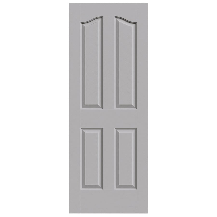 Jeld Wen Provincial Driftwood 4 Panel Arch Top Solid Core Molded