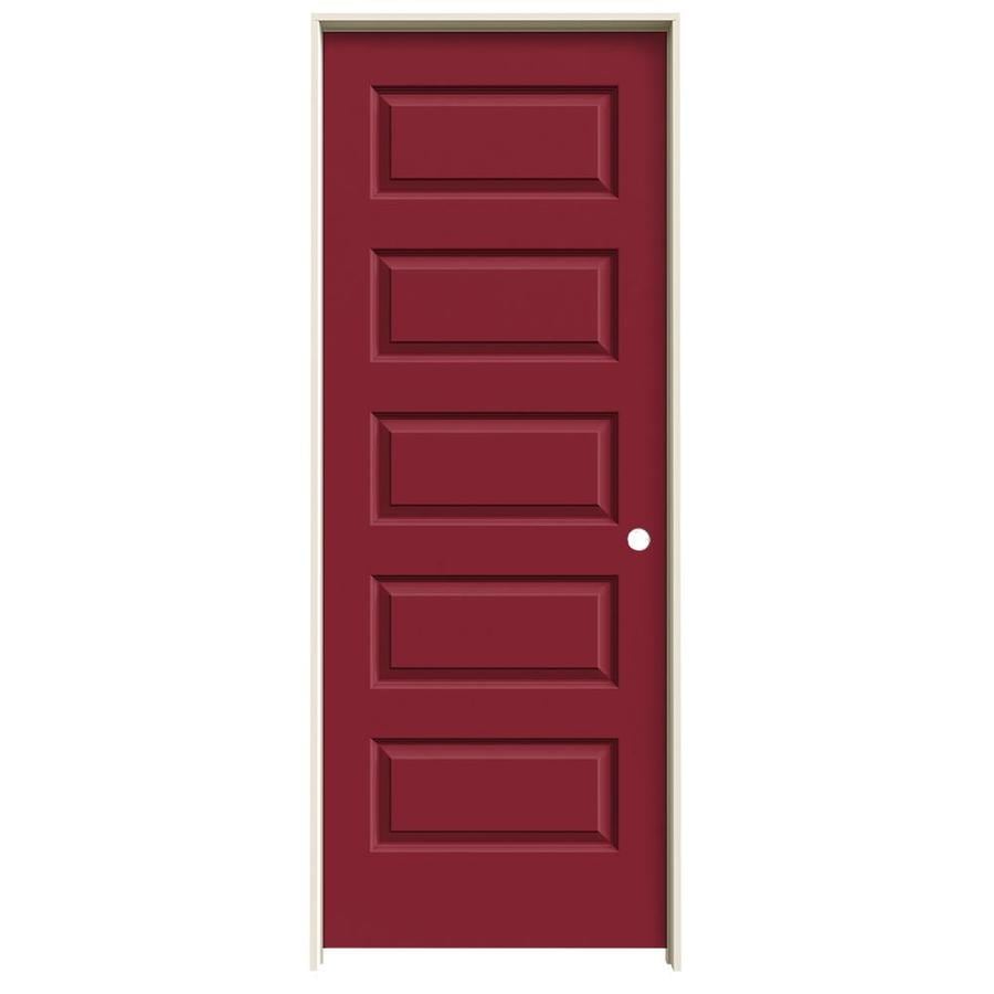 Shop Jeld Wen Rockport Barn Red Hollow Core Molded Composite