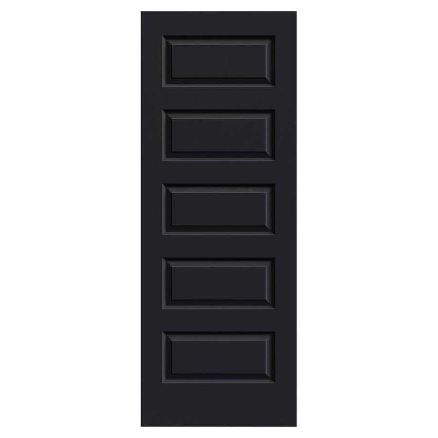 Black Rockport Slab Doors At Lowes Com