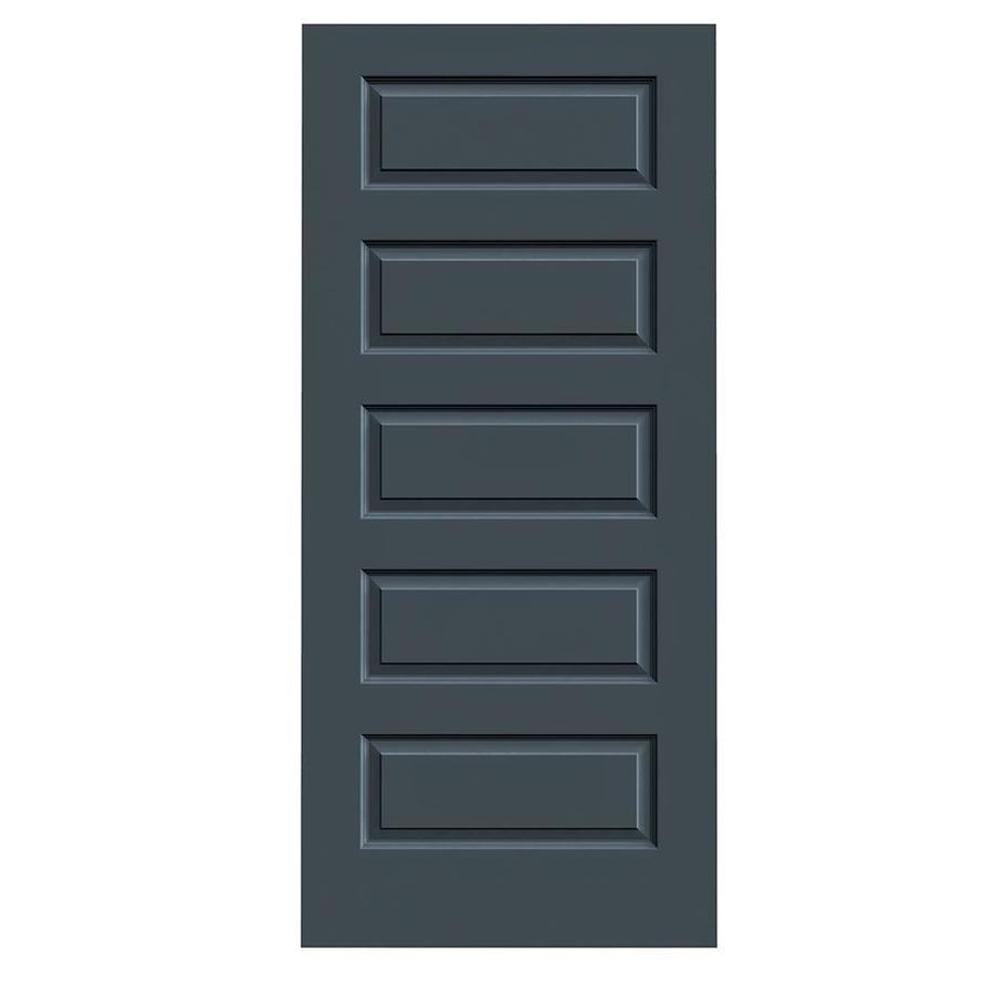 Jeld Wen Rockport Slate 5 Panel Equal Hollow Core Molded Composite