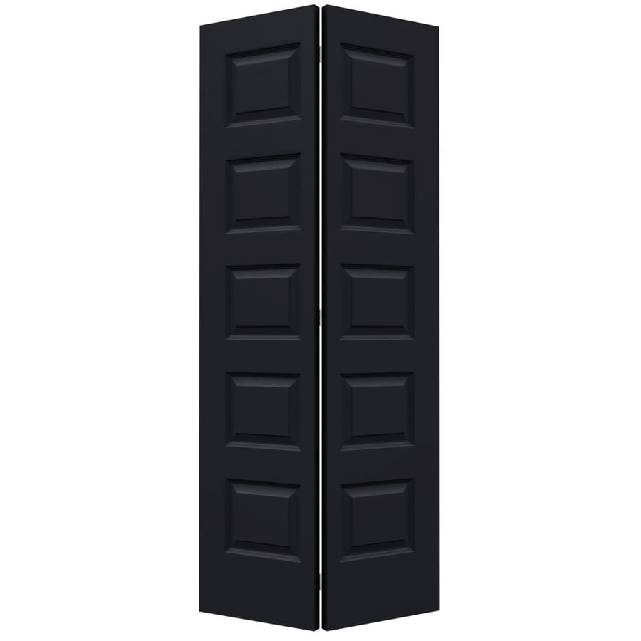 JELDWEN Rockport Midnight 5Panel Equal Molded Composite Bifold Door