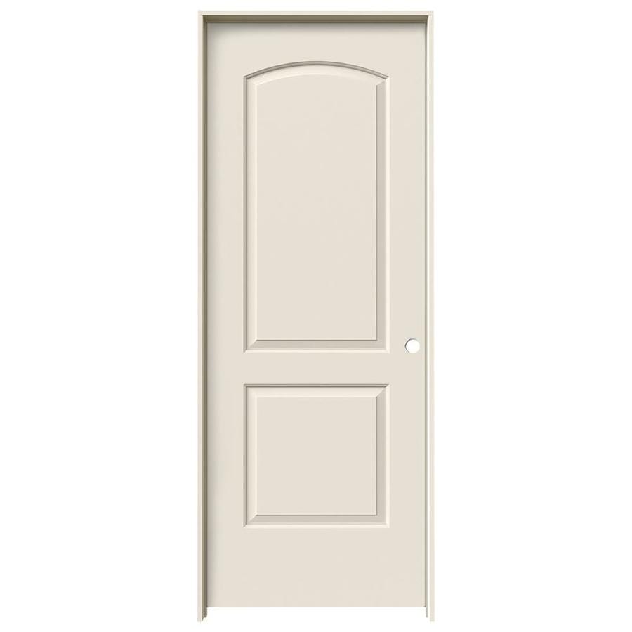 Jeld Wen Continental 24 In X 80 In Primed 2 Panel Round Top Hollow Core Primed Molded Composite 1963