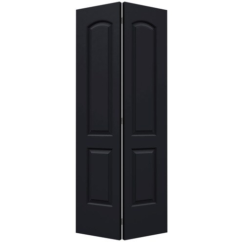 JELDWEN Continental Midnight 2Panel Round Top Molded Composite Bifold