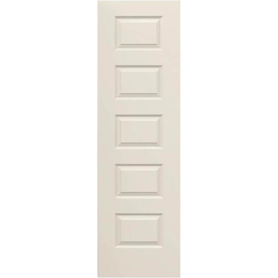 JELDWEN Rockport Primed 5Panel Square Hollow Core Molded Composite Slab Door 24in x