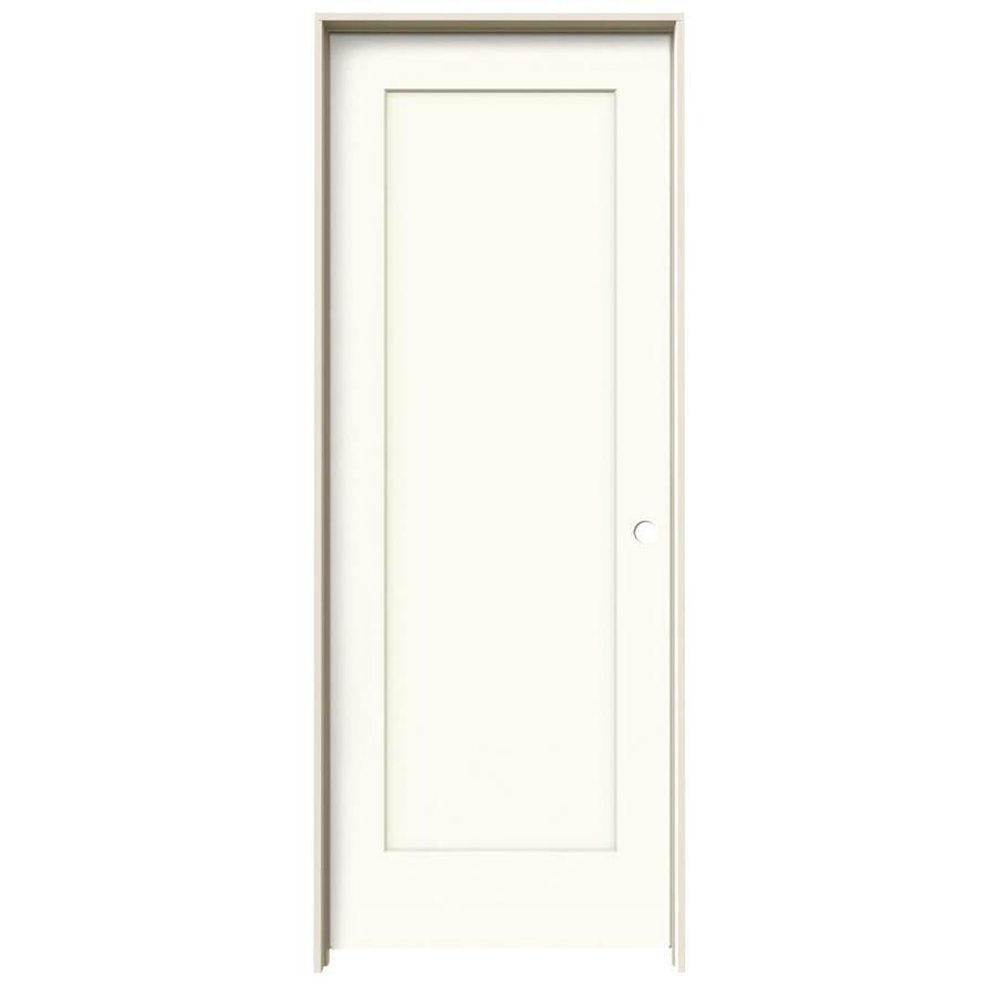 JELDWEN Madison White 1Panel Square Hollow Core Molded Composite