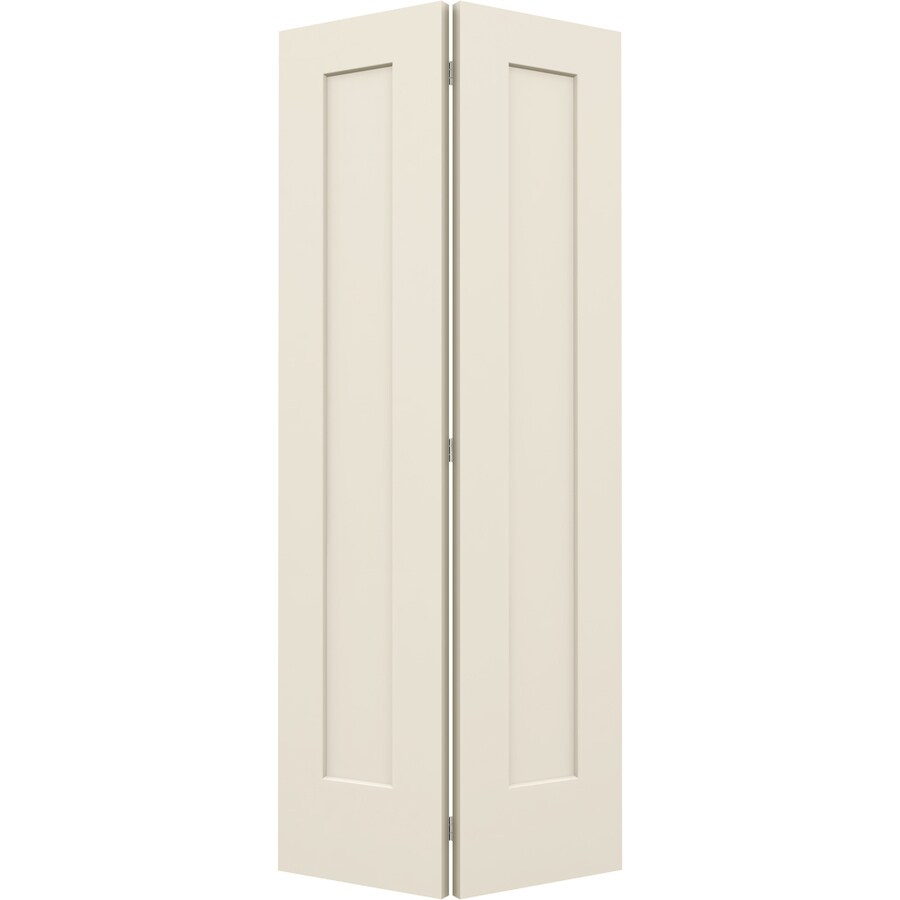 Jeld Wen Madison Primed 1 Panel Square Molded Composite Bifold Door Hardware Included Common 0670