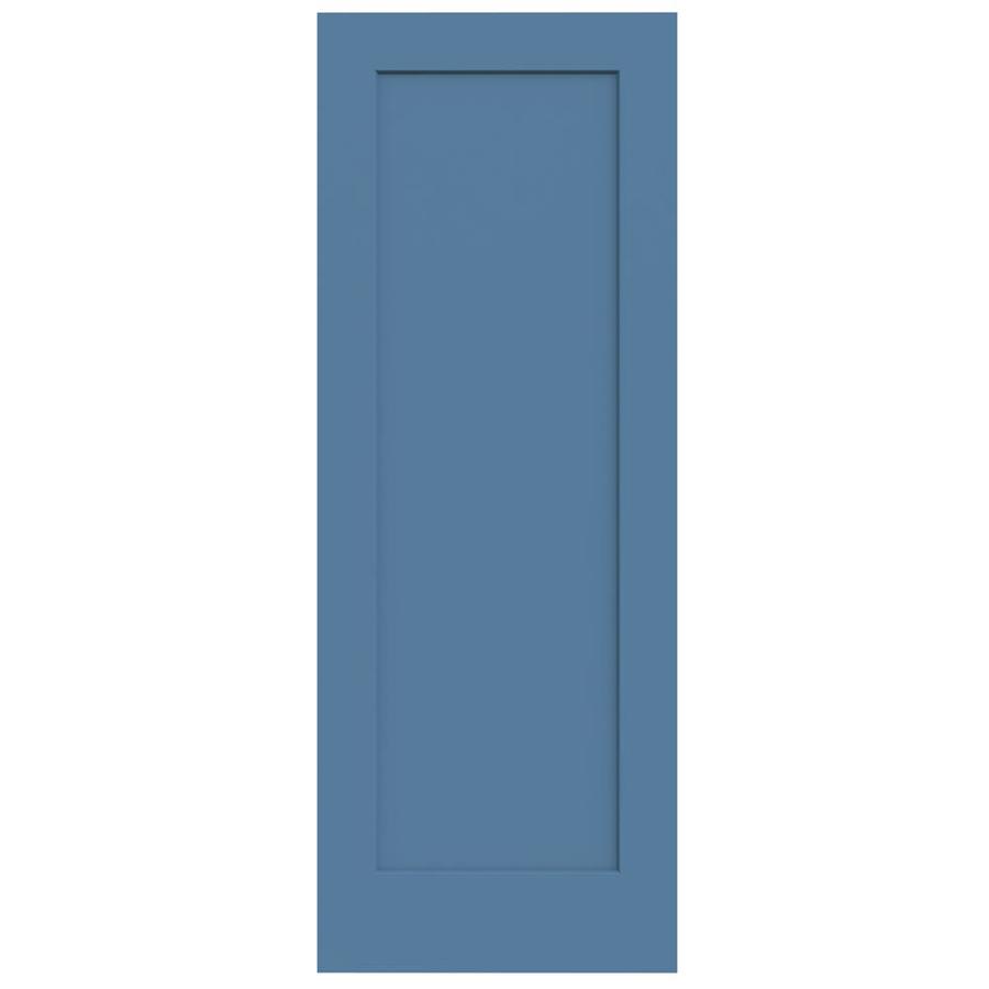Jeld Wen Madison Blue Heron 1 Panel Square Solid Core Molded