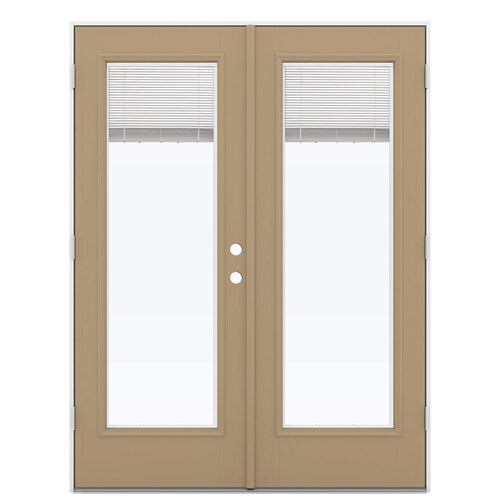 Jeld Wen Tempered Blinds Between The Glass Warm Wheat Fiberglass