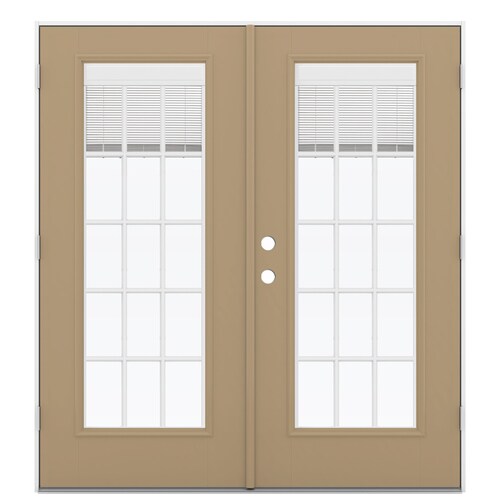 Jeld Wen Tempered Blinds Between The Glass Warm Wheat Fiberglass