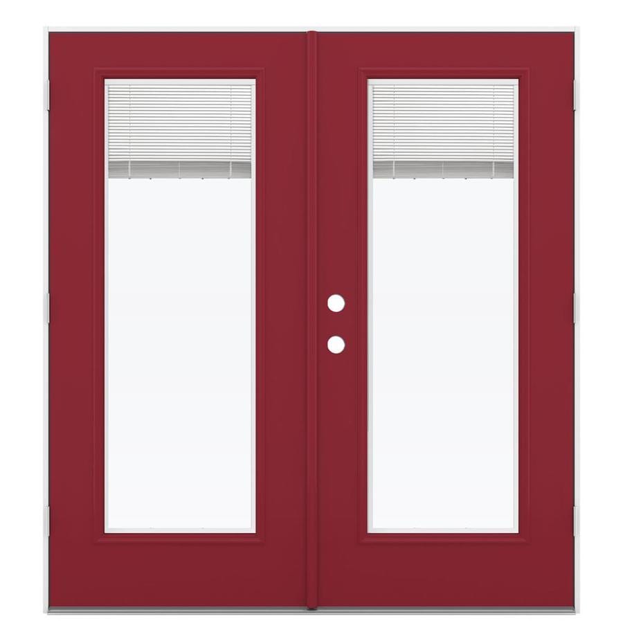 Jeld Wen Blinds Between The Glass Roma Red Steel Left Hand