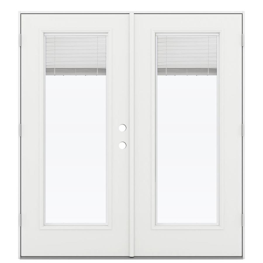 Jeld Wen Blinds Between The Glass Arctic White Steel Right Hand