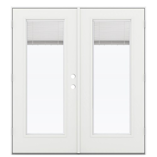 JELDWEN Blinds Between The Glass Arctic White Steel RightHand