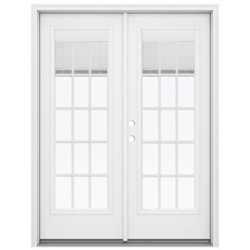 Jeld Wen Windows And Doors At Lowes Jeld Wen 59 5 In X 79 Blinds Between The Gl Right
