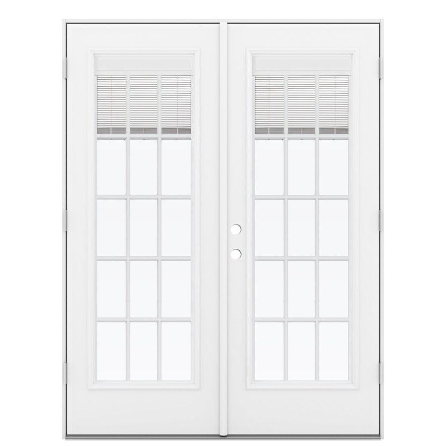 JELDWEN 59.5in x 79.5in Blinds Between The Glass LeftHand Outswing