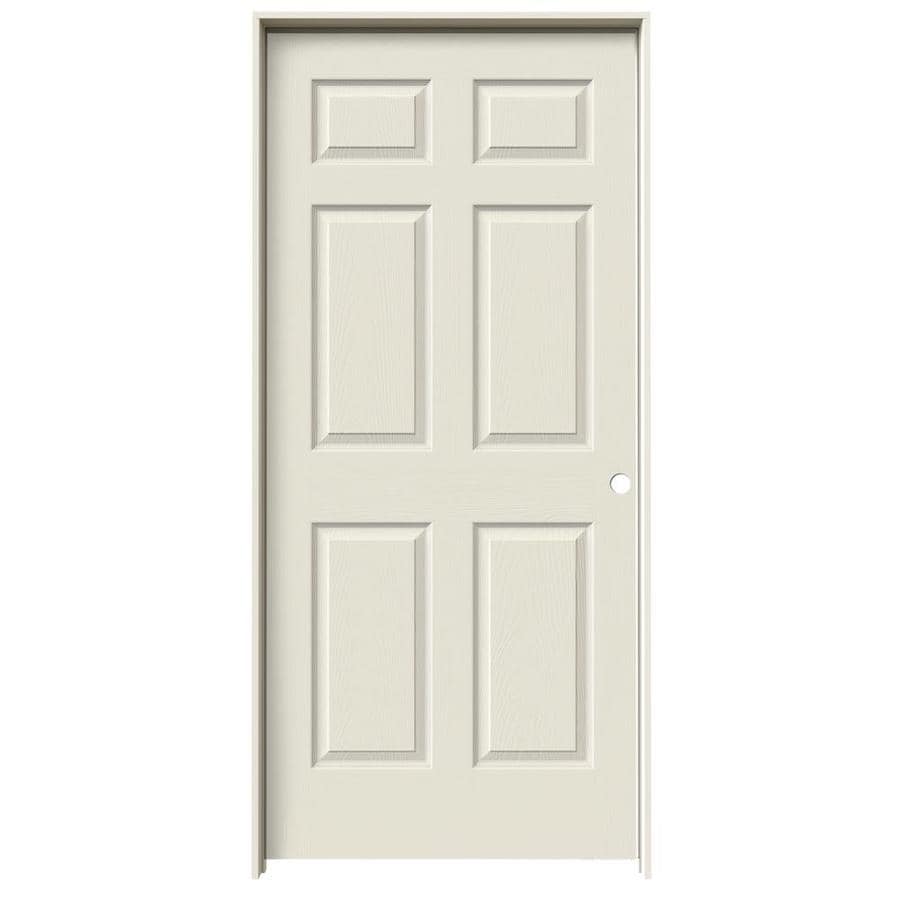 Reliabilt Colonist Primed 6 Panel Solid Core Molded Composite Pre