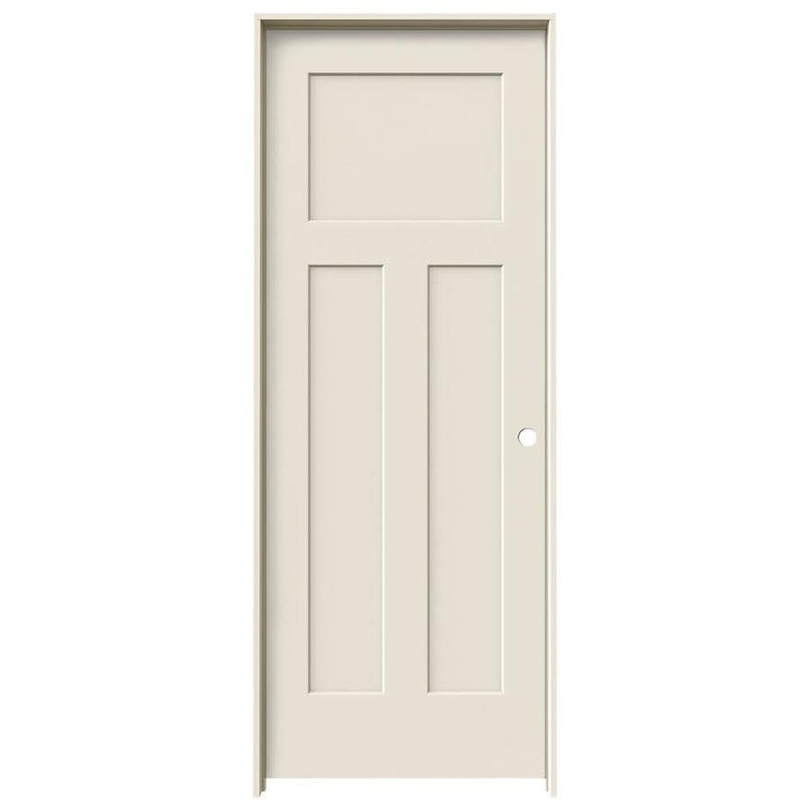 ReliaBilt Primed Prehung Hollow Core 3 Panel Craftsman Interior Door   733259293748 