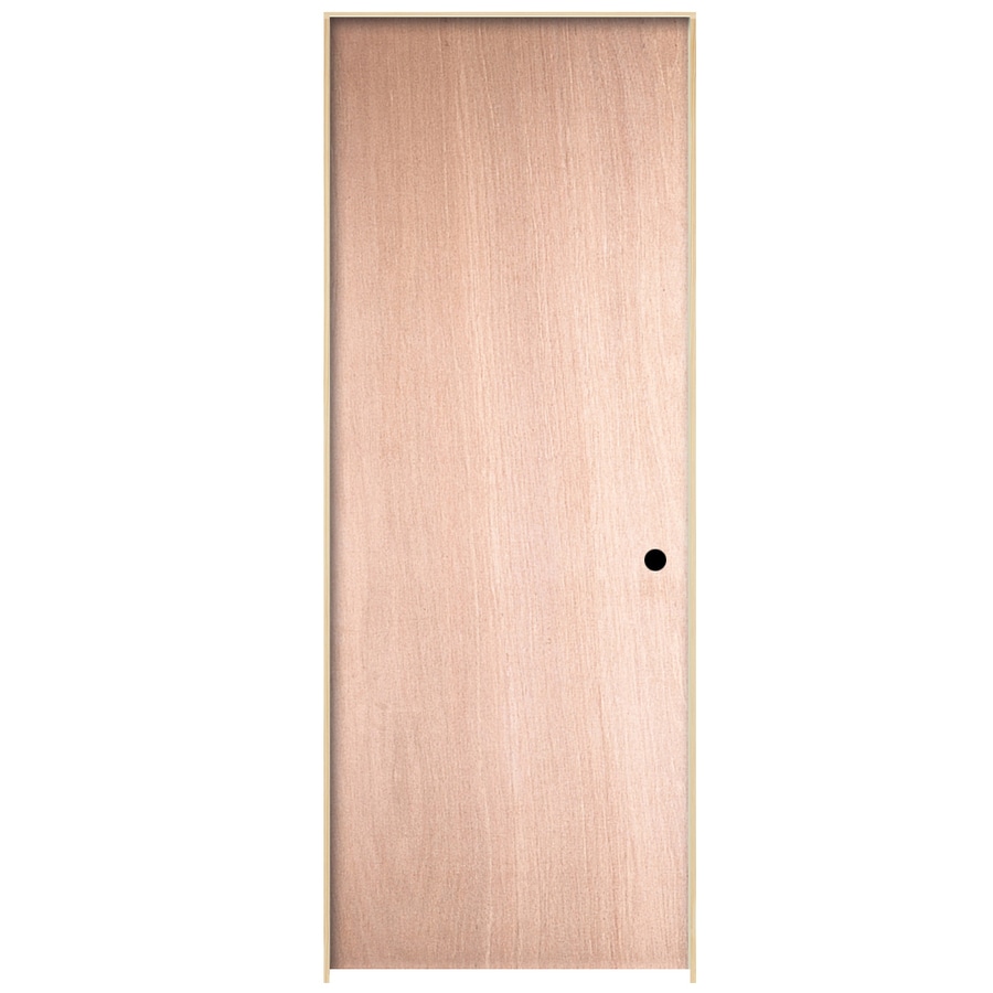 Reliabilt Prehung Hollow Core Flush Birch Interior Door Common 24 Reliabilt Prehung Hollow Core Flush Birch Interior Door Common 24 In X 80 Actual 25 563 81 687