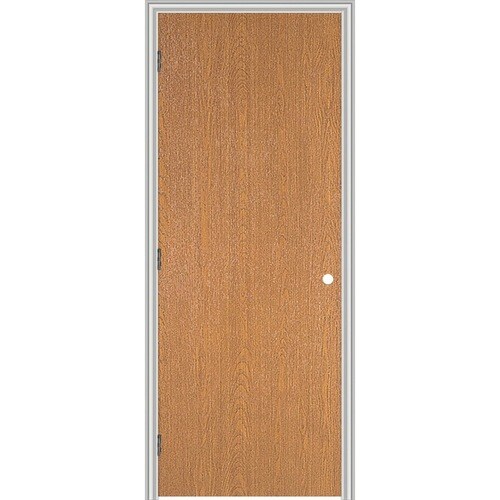 Flush Lauan Unfinished Wood Flush Hollow Core Wood Lauan Pre Hung Door Common 24 In X 80 In Actual 25 5 In X 81 5 In