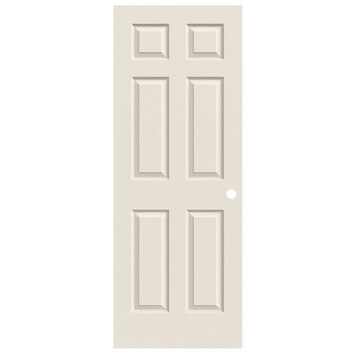 Jeld Wen Colonist Primed 6 Panel Hollow Core Molded Composite Slab