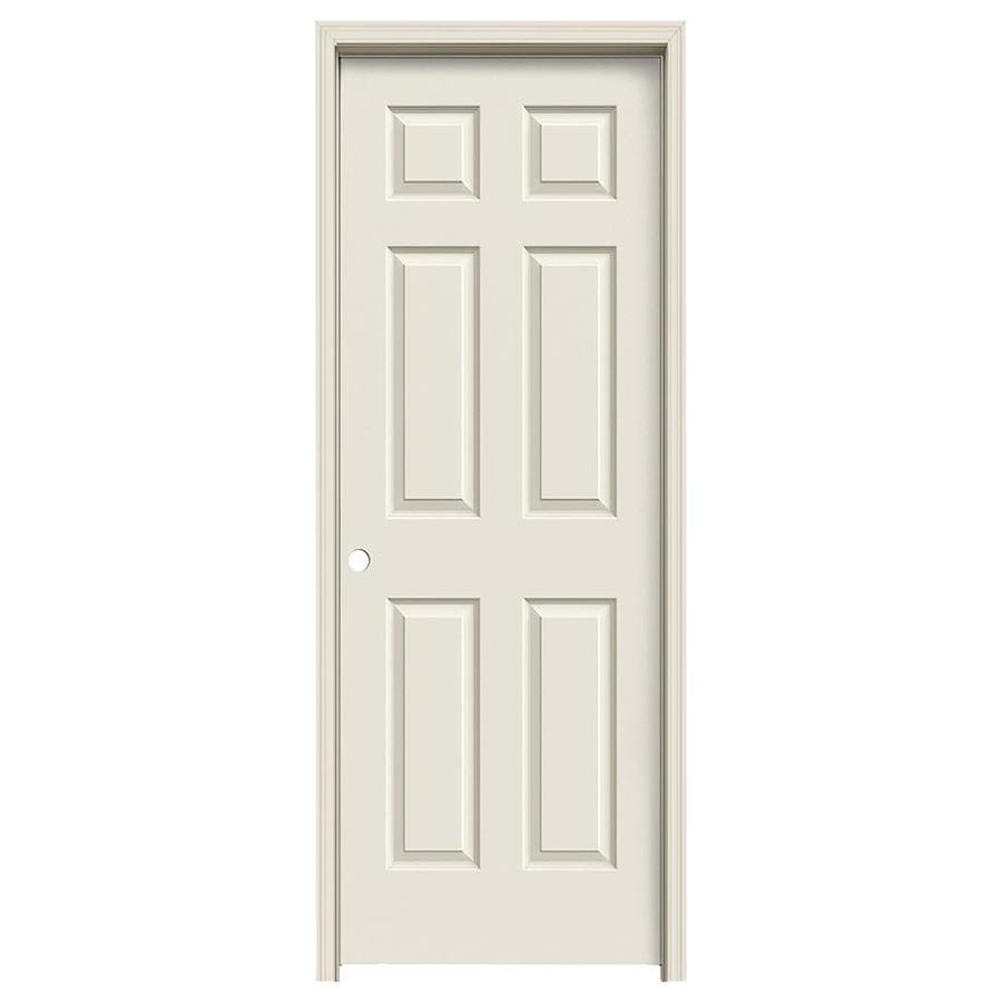 Colonist Primed 6 Panel Hollow Core Molded Composite Pre Hung Door Common 30 In X 80 In Actual 31 5625 In X 81 6875 In