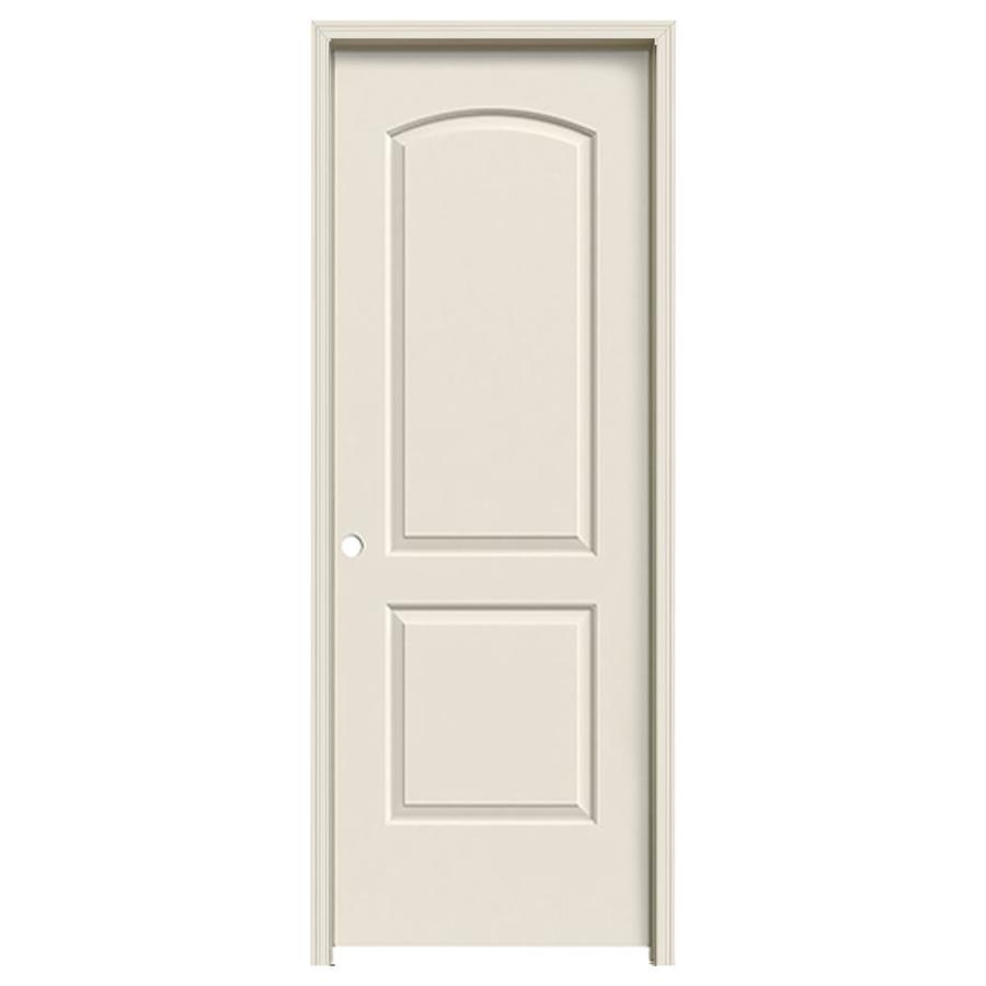 Jeld Wen Continental Primed 2 Panel Round Top Hollow Core Molded