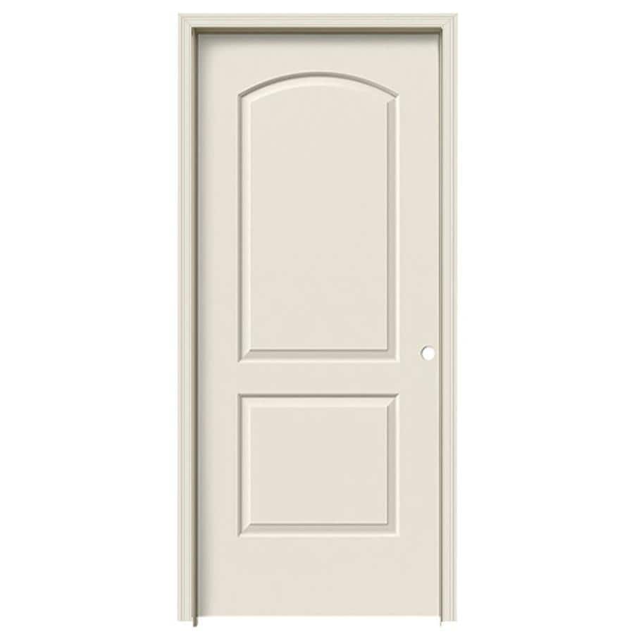 Jeld Wen Continental Primed 2 Panel Round Top Hollow Core Molded