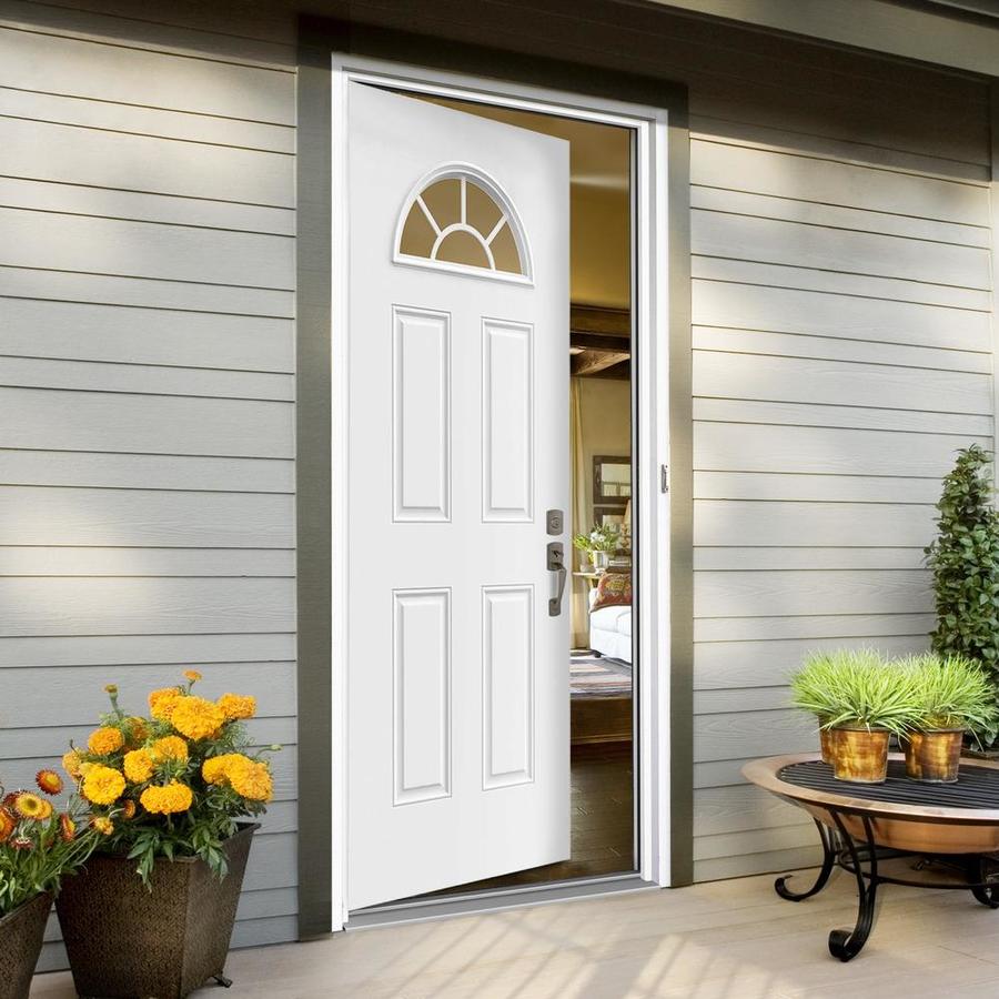 JELADO EAST WEST Winchester　36 JELD-WEN 36 in. x 80 in. Santa Fe Vanilla Painted Smooth Molded