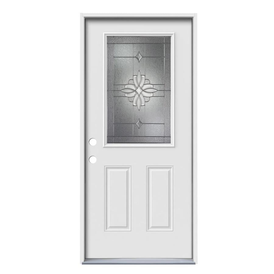 JELD-WEN JW36LRLPLTHLF2PNLSTL JW 36 LAURL HALF LITE PLAT RH NBM