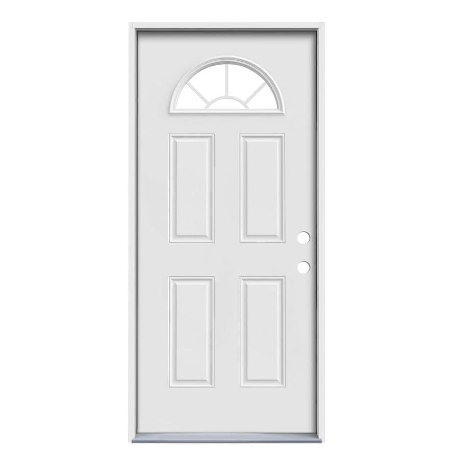 Jeld Wen 1 4 Lite Simulated Divided Light Left Hand Inswing Primed