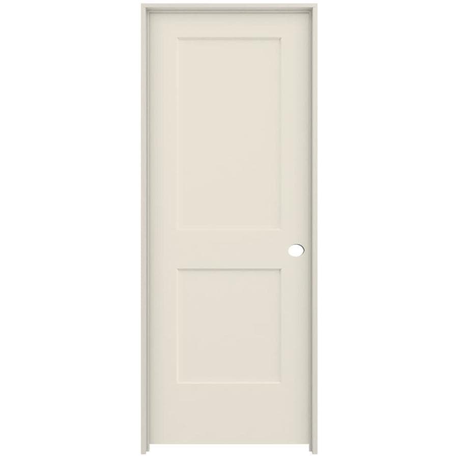 Monroe Primed 2 Panel Square Hollow Core Molded Composite Pre Hung Door Common 32 In X 80 In Actual 33 5625 In X 81 6875 In