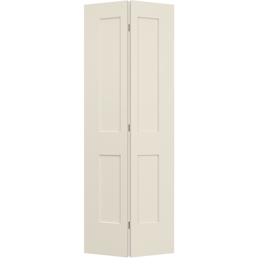 JELDWEN Monroe Primed 2Panel Square Molded Composite Bifold Door